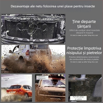 Grilă frontală cabriolet pentru Wuling Hongguang MINI EV – plasă anti-insecte și protecție radiator, accesorii Benk