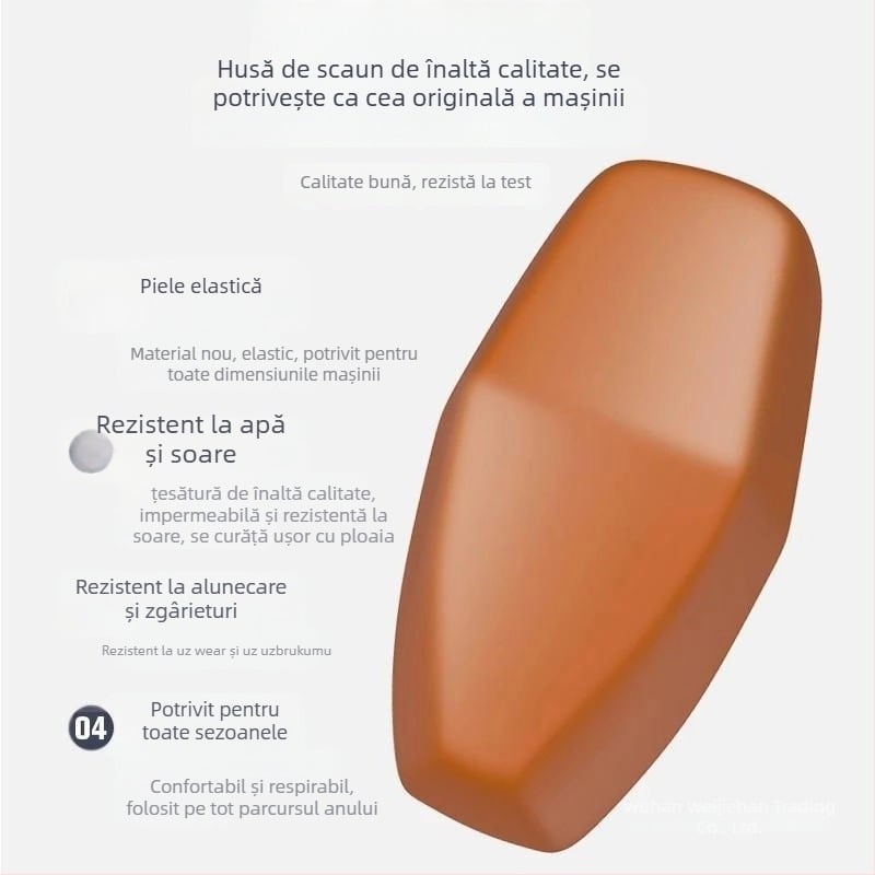 Husă universală impermeabilă din PU pentru scaune, pentru vehicule electrice și motociclete, material PU cu elasticitate înaltă