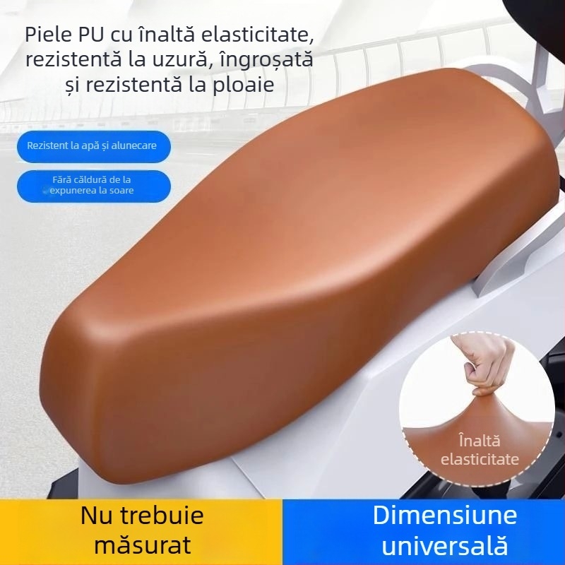 Husă universală impermeabilă din PU pentru scaune, pentru vehicule electrice și motociclete, material PU cu elasticitate înaltă