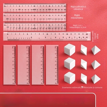 Set radieră pentru examenul funcției publice – Instrumente de papetărie pentru diagrame