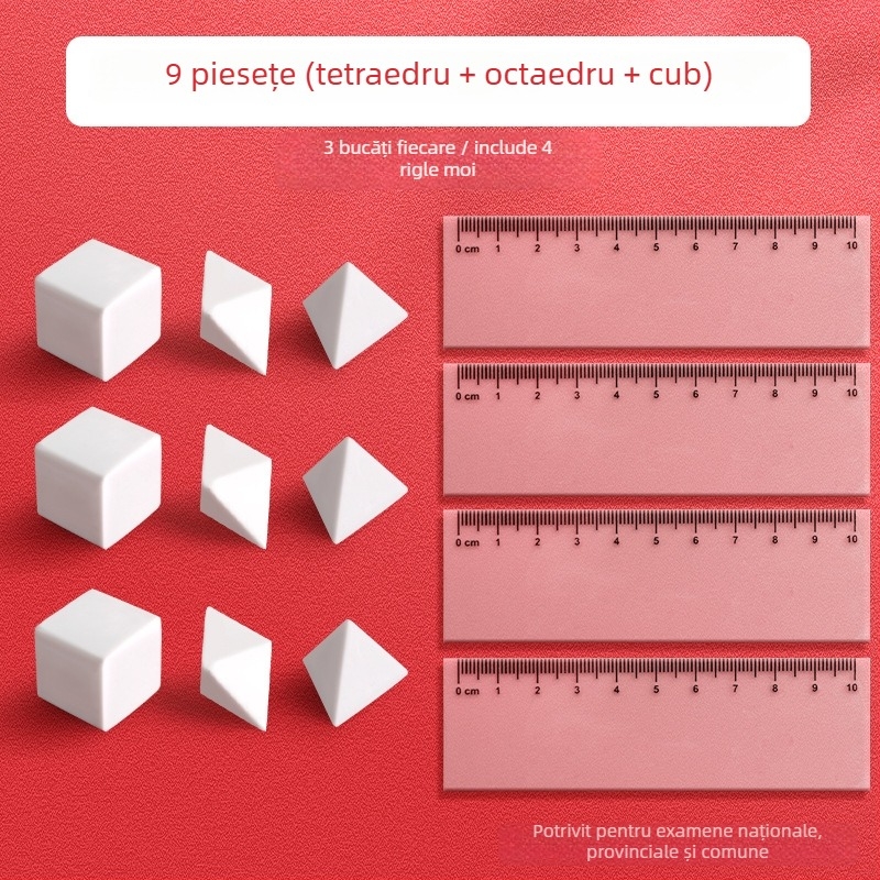 Set radieră pentru examenul funcției publice – Instrumente de papetărie pentru diagrame