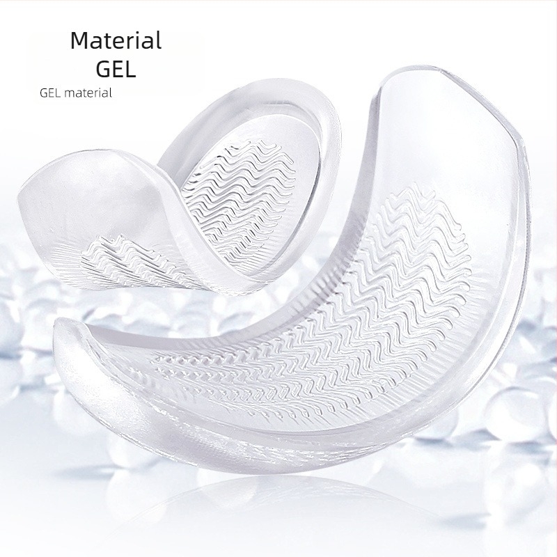 Tălpiță de călcâi cu model de apă - pernă ondulată pentru călcâi, absorbție de șocuri, unisex, antiderapant