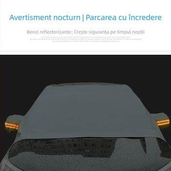 Protecție universală pentru parbrizul auto împotriva zăpezii, din PEVA bumbac; fără personalizare; compatibilă cu toate modelele; greutate 0,45–1,1 kg; potrivită pentru hatchback, sedan și SUV off-road