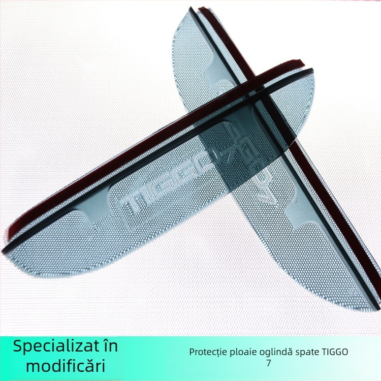 Sticker decorativ pentru marginea exterioară a oglinzii retrovizoare pentru Chery Ruihu 7, din plastic, personalizabil, Ekano Car Products