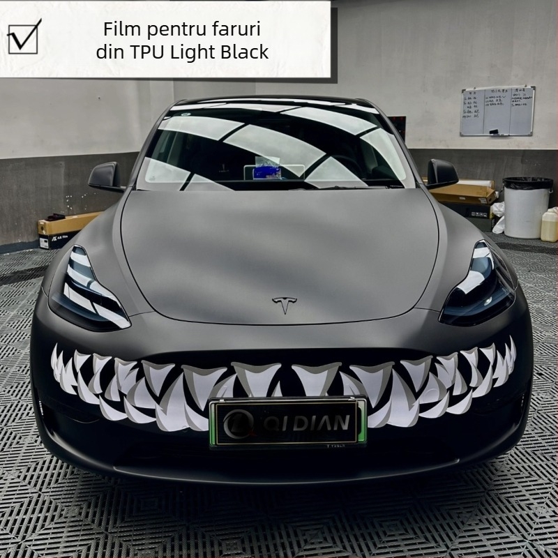 Film TPU pentru faruri auto – moale, translucid, folie de protecție