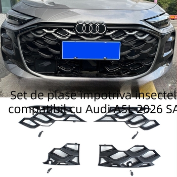 Plasă antiinsecte pentru grila frontală Audi A5L cu protecție a rezervorului de răcire, tip catară | ABS, Junmiao