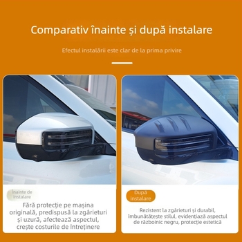 Capac oglindă retrovizoare – protecție, ABS, autoadeziv, personalizare disponibilă, model 002