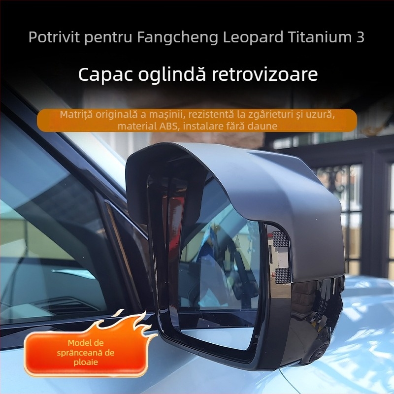 Capac oglindă retrovizoare – protecție, ABS, autoadeziv, personalizare disponibilă, model 002