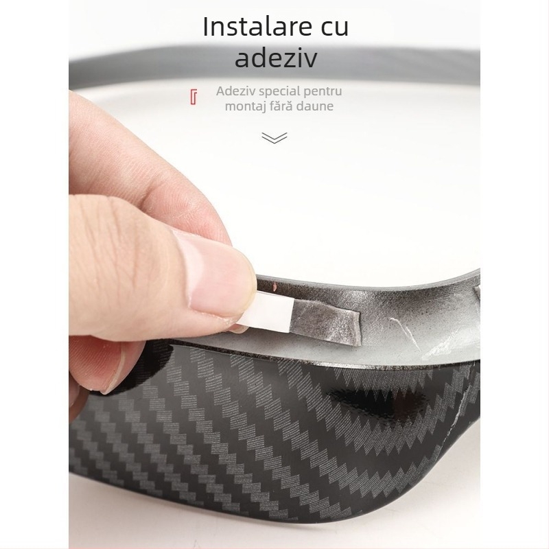 Visor ploaie pentru oglinda retrovizoare, finisaj cromat, etichetă decorativă pentru modificarea oglinzii, compatibil Lynk & Co 06