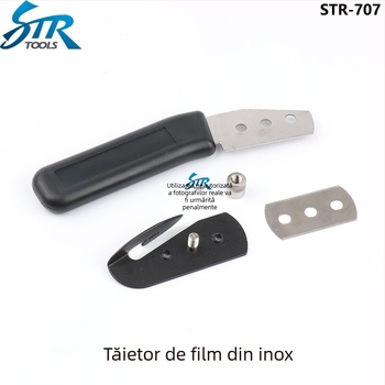 Instrument de tăiere a filmului pentru folii auto, cuțit diafragmă, placă din oțel inoxidabil, Str marcă, pentru protecții de ecran