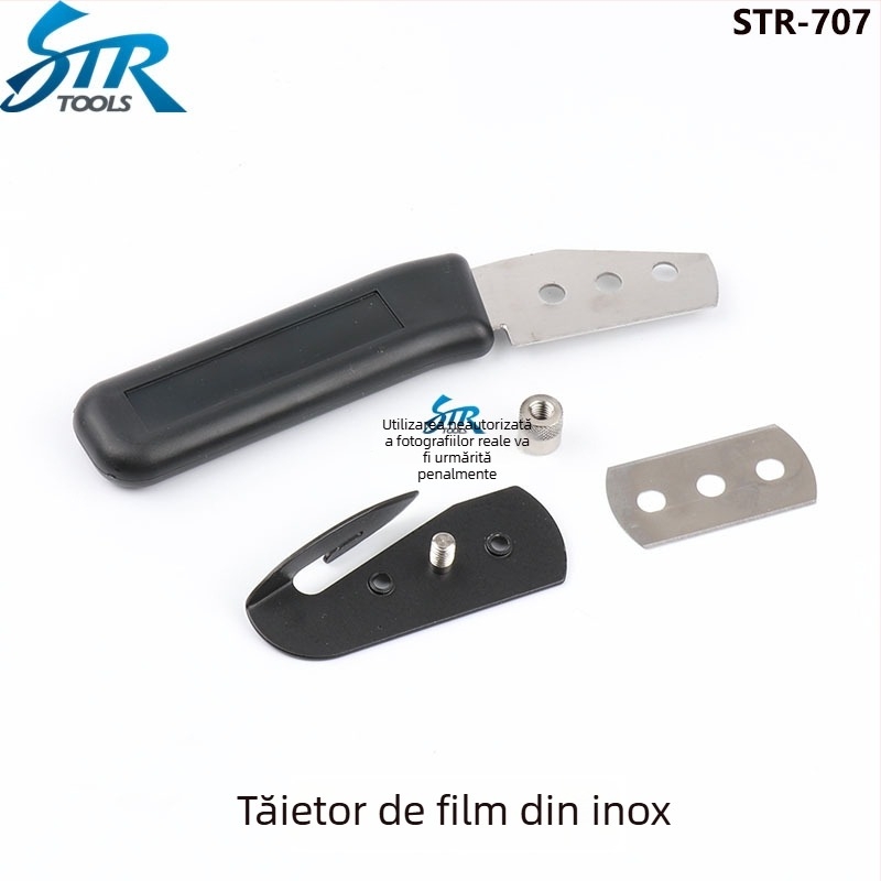 Instrument de tăiere a filmului pentru folii auto, cuțit diafragmă, placă din oțel inoxidabil, Str marcă, pentru protecții de ecran