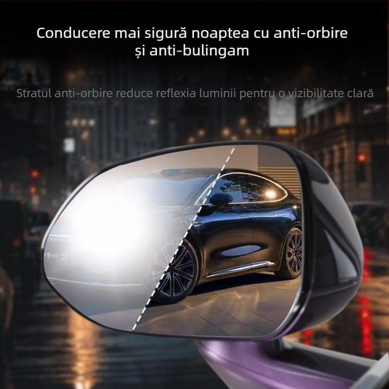 Film impermeabil pentru oglinda retrovizoare R7 — anti ceață, anti-orbire, vedere clară, accesorii auto aftermarket