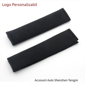 Accesorii pentru interiorul mașinii: acoperire pentru umărul centurii, din bumbac 100%, personalizabilă cu logo, design practic, 60 g