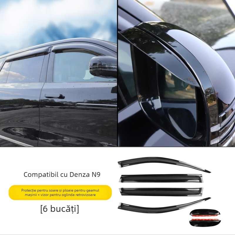 Sprânceană de ploaie pentru oglinda retrovizoare Denza N9 – barieră impermeabilă, decor interior auto