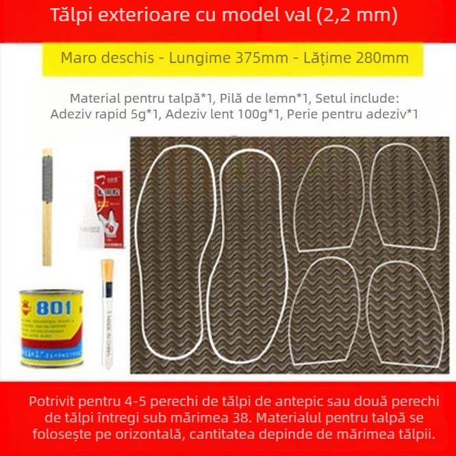 Bandă de reparare din cauciuc cu tendon de vițel – anti-derapare, rezistentă la uzură și silențioasă; pentru încălțăminte de baschet, pantofi sport, pantofi din piele, sandale și pantofi de badminton – reparație