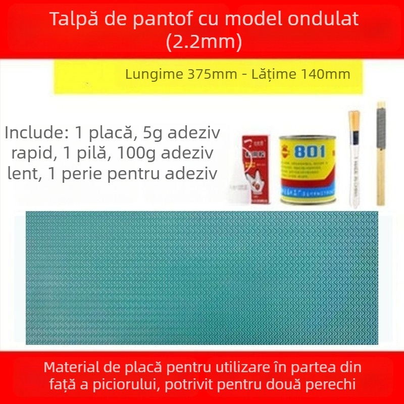 Bandă de reparare din cauciuc cu tendon de vițel – anti-derapare, rezistentă la uzură și silențioasă; pentru încălțăminte de baschet, pantofi sport, pantofi din piele, sandale și pantofi de badminton – reparație