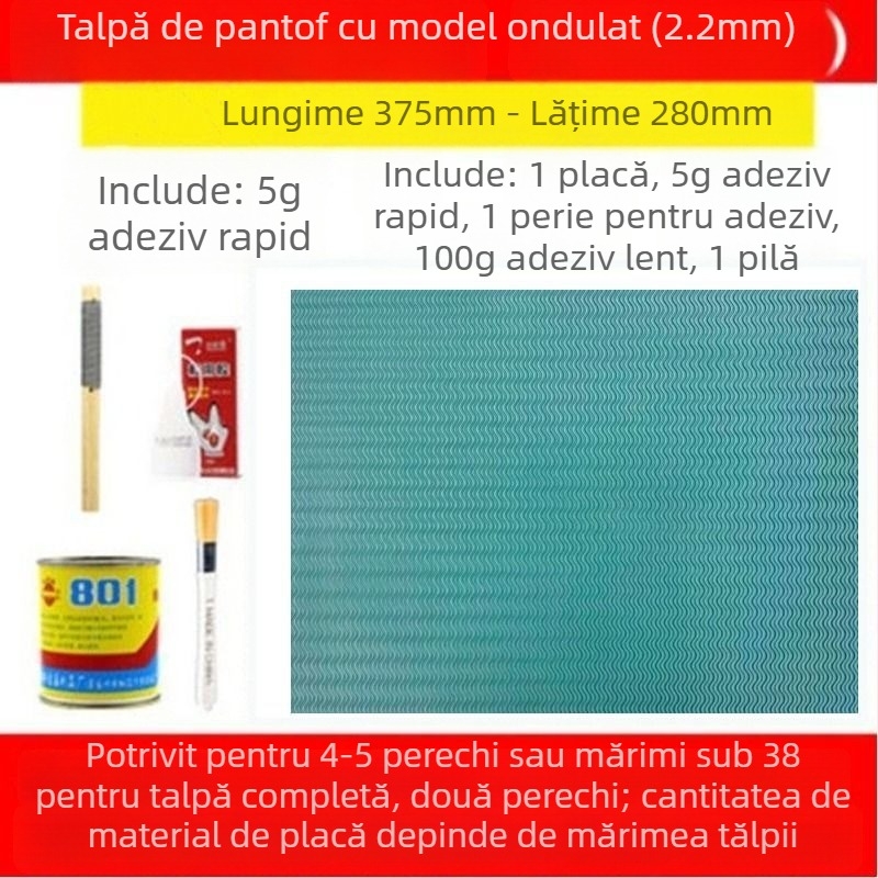 Bandă de reparare din cauciuc cu tendon de vițel – anti-derapare, rezistentă la uzură și silențioasă; pentru încălțăminte de baschet, pantofi sport, pantofi din piele, sandale și pantofi de badminton – reparație