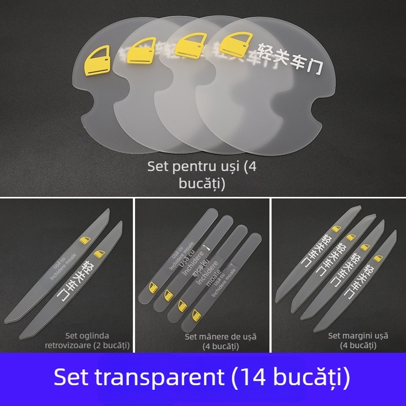 Protecție pentru mânerul ușii automobilului — Brand: Car anti-collision strip; Procesare personalizată; Aderență puternică