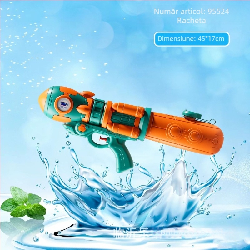 Pușcă de apă cu design de rachetă, material PP, brand Happy Diamond, pentru tineri 15–35 ani