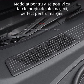 Capac de protecție a admisiei de aer pentru Tesla Model Y / Model 3 (Versiune nouă) cu plasă anti-insecte și praf • Material: ABS