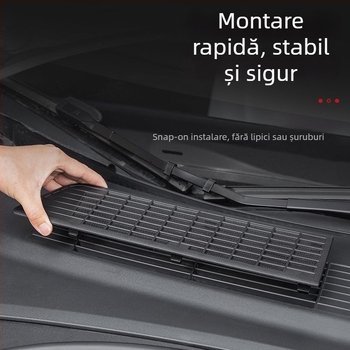 Capac de protecție a admisiei de aer pentru Tesla Model Y / Model 3 (Versiune nouă) cu plasă anti-insecte și praf • Material: ABS