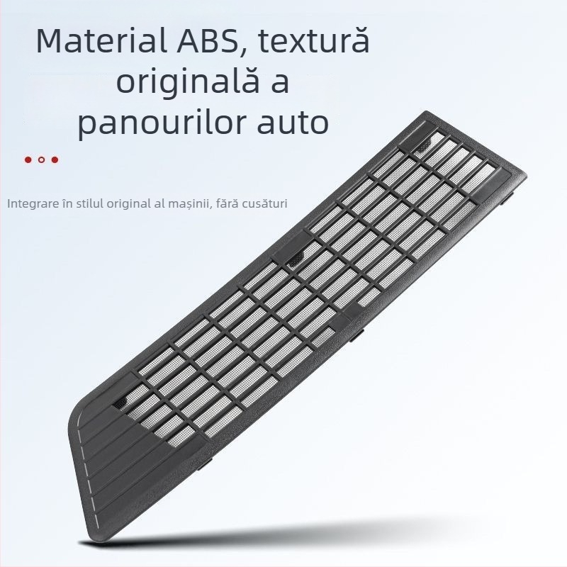 Capac de protecție a admisiei de aer pentru Tesla Model Y / Model 3 (Versiune nouă) cu plasă anti-insecte și praf • Material: ABS
