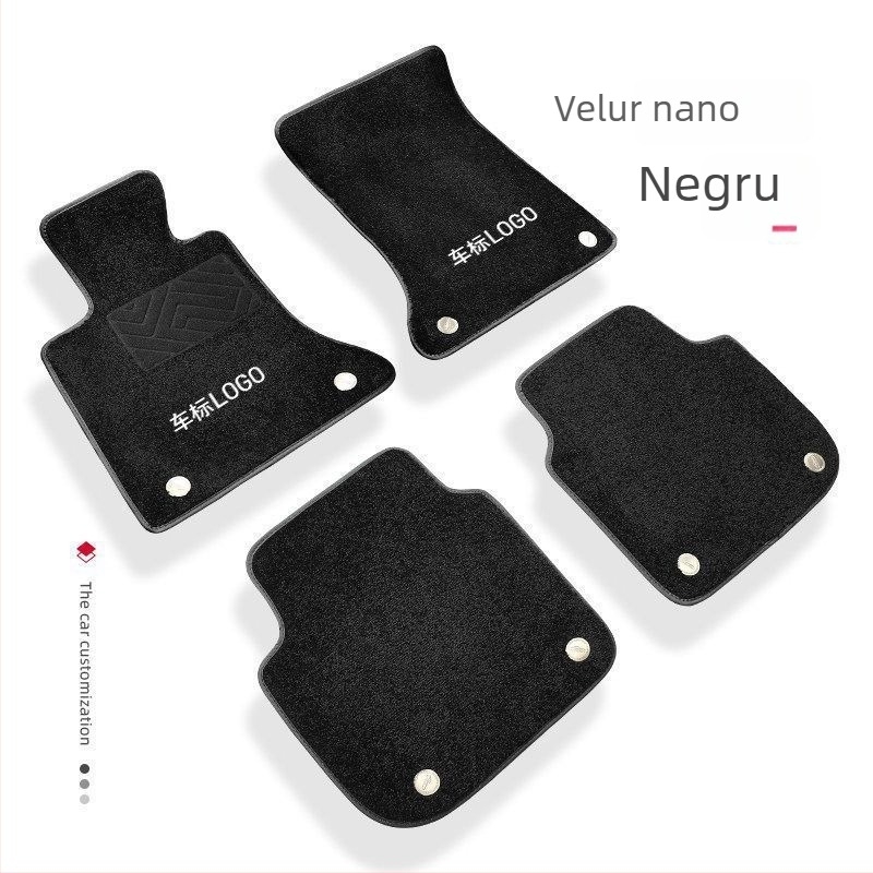 Covorașe de podea auto premium, cu cașmir sintetic, fără necesitatea tăierii, rezistente la uzură, durabile și confortabile