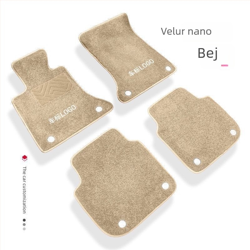 Covorașe de podea auto premium, cu cașmir sintetic, fără necesitatea tăierii, rezistente la uzură, durabile și confortabile