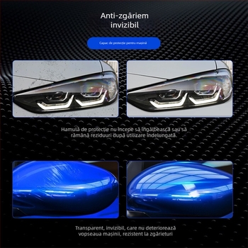 Film protector TPU transparent pentru faruri și oglinzi — grosime 7,5 MIL; adeziv sensibil la presiune; set complet pentru întreg automobilul; procesare și personalizare disponibile; marcă XAP; asistență instalare; garanție de 8 ani