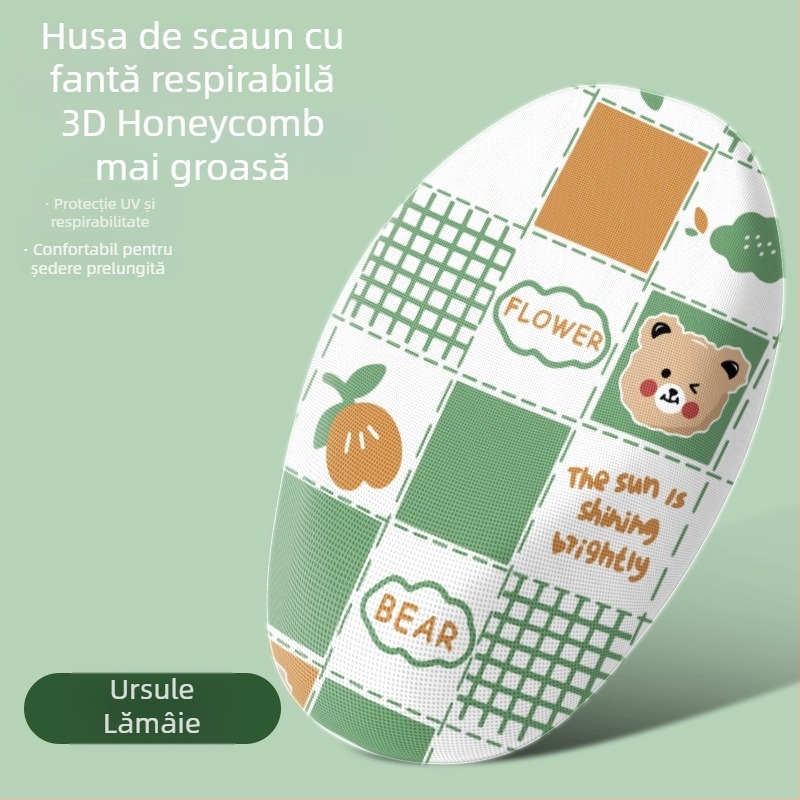Acoperire pentru scaunul vehiculului electric cu izolație termică și protecție solară, versiune în stil chinezesc Pocket Knife Bubble Gum, model TDT23310Z, marcă Kepu, cod de produs Kp-xdppzdt-131