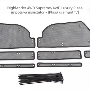 Jiamai King Kong plasa antiinsecte pentru protecția rezervorului de apă Toyota Highlander 2022 (durabilitate 100000)