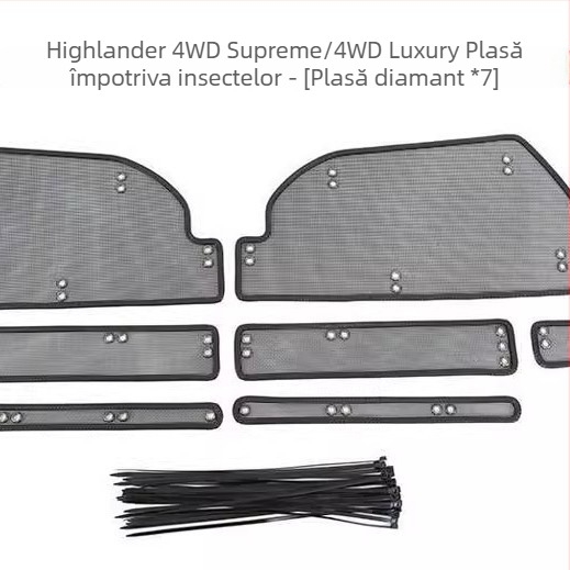 Jiamai King Kong plasa antiinsecte pentru protecția rezervorului de apă Toyota Highlander 2022 (durabilitate 100000)