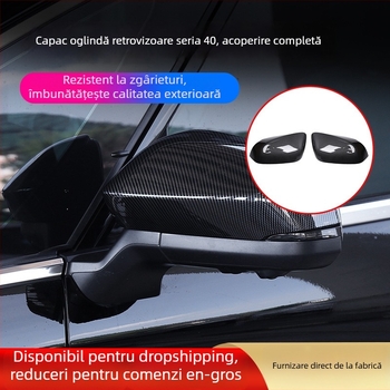 Capace pentru oglinzi retrovizoare pentru 24 de modele Toyota Alphard/Vellfire (Elfa Modified) – ABS electroplating, model ALF40, atașare cu pastă