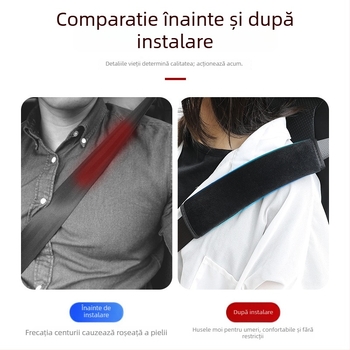 Padă pentru centura de siguranță auto - velur plușat, brand Sail family; greutate 0.06 kg; imprimare logo disponibil; personalizare