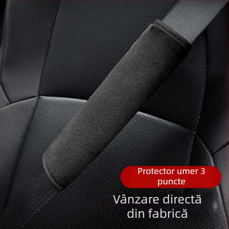 Padă pentru centura de siguranță auto - velur plușat, brand Sail family; greutate 0.06 kg; imprimare logo disponibil; personalizare