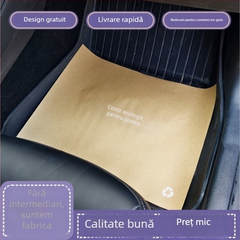 Covorașe pentru picioare auto, de unică folosință, material lână; compatibile cu Audi A6L; grosime 20 mm; greutate 10 kg (Acoperire dedicată vehiculului)