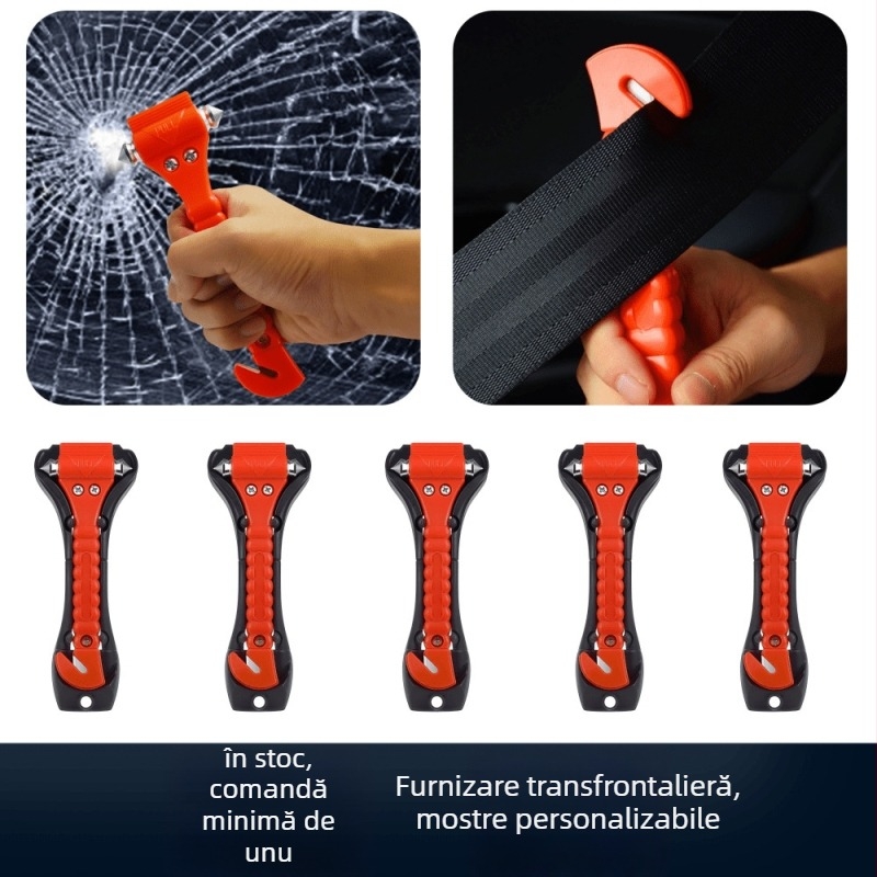 Unealtă de evacuare auto – cioc de siguranță pentru geamuri, mini ABS, greutate 150 g, origine Ningbo, procesare personalizabilă