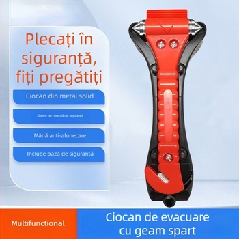 Cioc de siguranță auto montat pe vehicul, dublu funcțional pentru autobuze și mașini, ABS, 140 g, origine Shandong Linyi, personalizare disponibilă