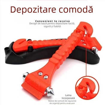 Cioc de siguranță auto montat pe vehicul, dublu funcțional pentru autobuze și mașini, ABS, 140 g, origine Shandong Linyi, personalizare disponibilă