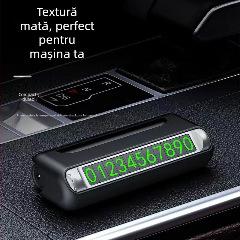 Cioc de siguranță auto cu patru funcții: spargerea geamului, lanternă, card de parcare; metal+ABS