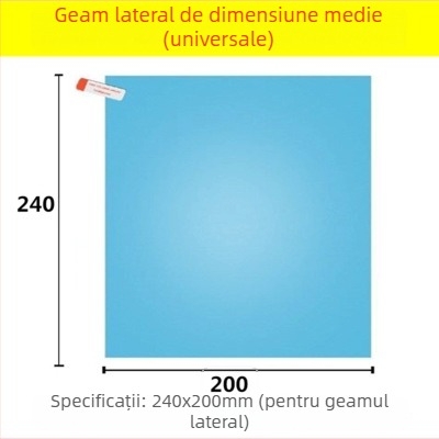 Filtru de protecție împotriva ploii pentru oglinzile retrovizoare ale camioanelor mari, Crown, folie adezivă, impermeabil, anti-fog, anti-strălucire, pentru geamuri auto