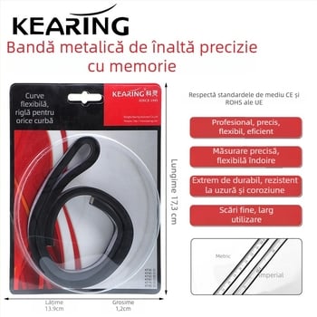 Keling riglă flexibilă – riglă curbă pliabilă din plastic pentru cusut