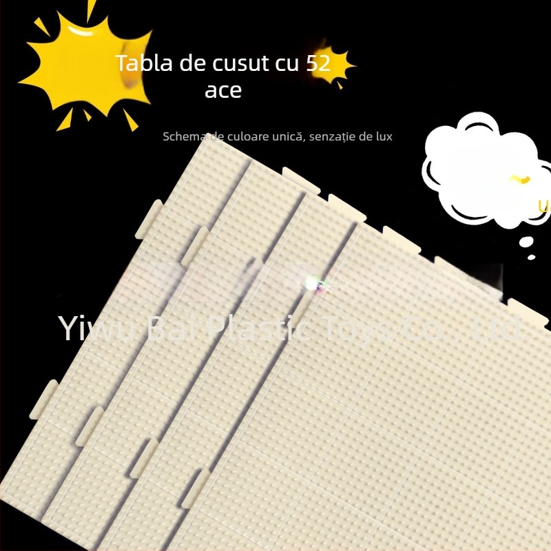 Diyfashion Placă Puzzle Plată din Plastic – Rezistentă la temperaturi înalte, Șablon de gravură 52×52