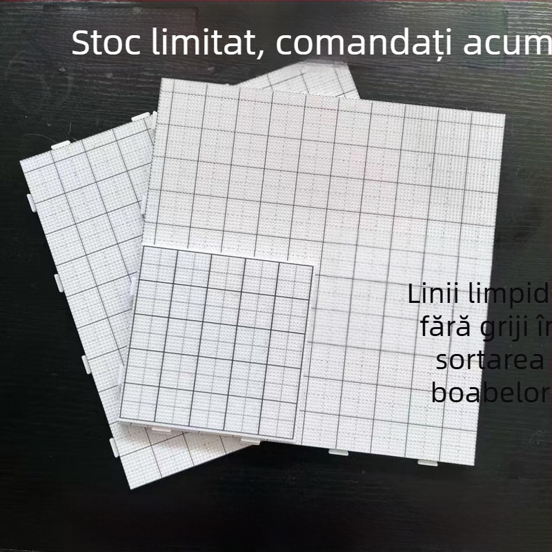 Placă pentru mărgele, grosime 2,6 mm, 104×104 mm, rezistentă la căldură și deformare, bază DIY pentru mărgele