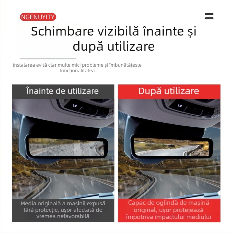 Tank 400 Hi4T protecție de ploaie pentru oglinda retrovizoare cu flux media, cameră sprânceană și modificare a farurilor
