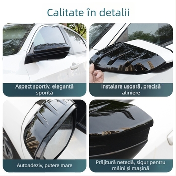 Capac oglindă retrovizoare ABS pentru Honda Civic a zecea generație (2016–2021) — carcasă protectoare decorativă