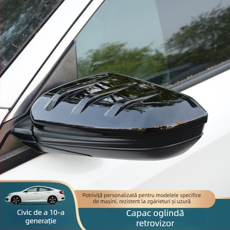 Capac oglindă retrovizoare ABS pentru Honda Civic a zecea generație (2016–2021) — carcasă protectoare decorativă