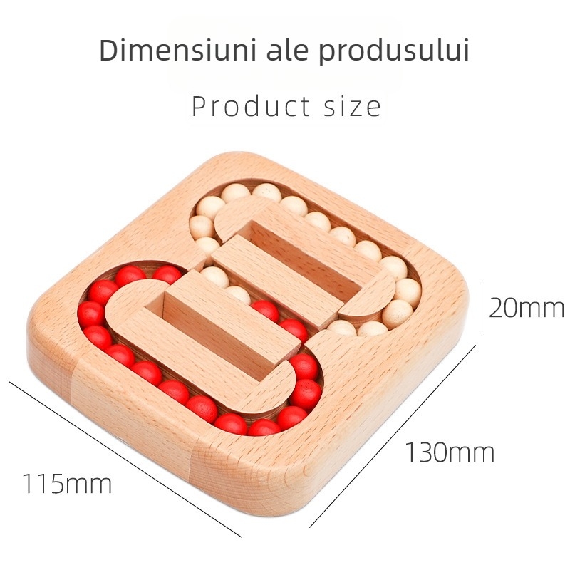 Puzzle din lemn Kong Ming Lock / Luban Lock – deblocare, labirint educațional pentru adulți, jucărie din lemn, versiunea 0.18