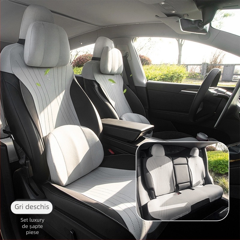 Husă de scaun auto din velur, Dicanu – compatibilă cu un vehicul dedicat, pernă de interior pentru șezut