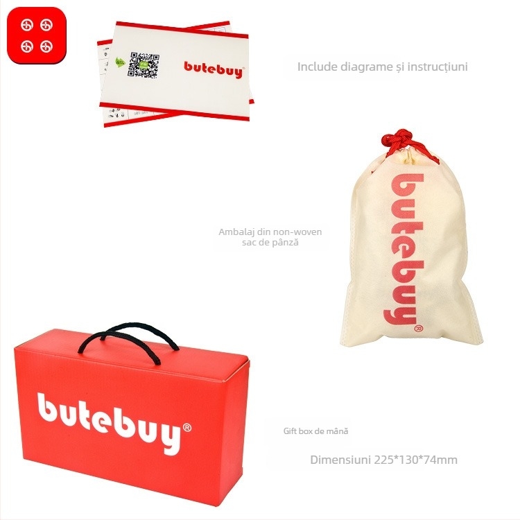 Puzzle cu nouă inele conectate - jucărie metalică, 20 de piese, DIY, personalizare probă